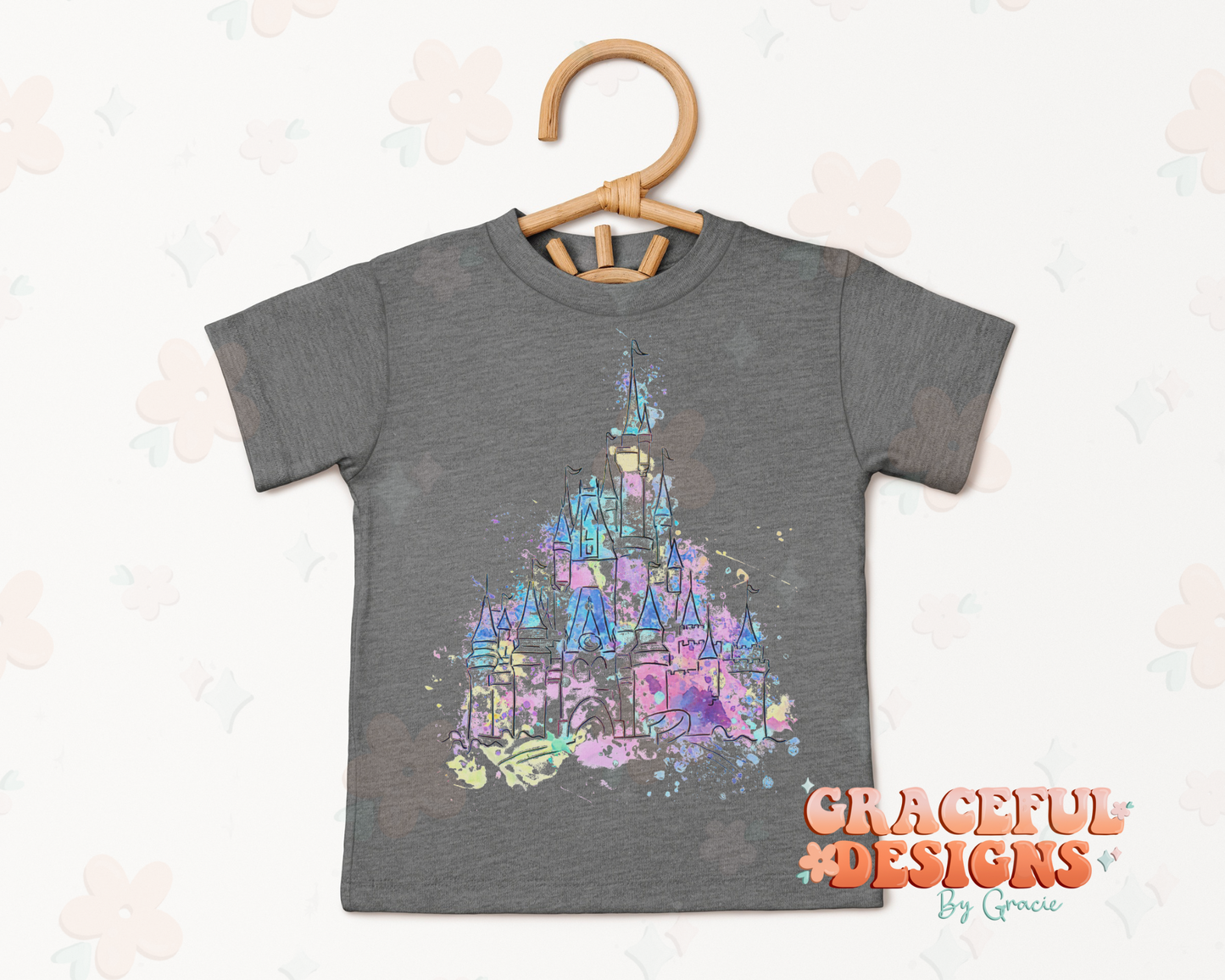 Watercolor Castle Kids Design