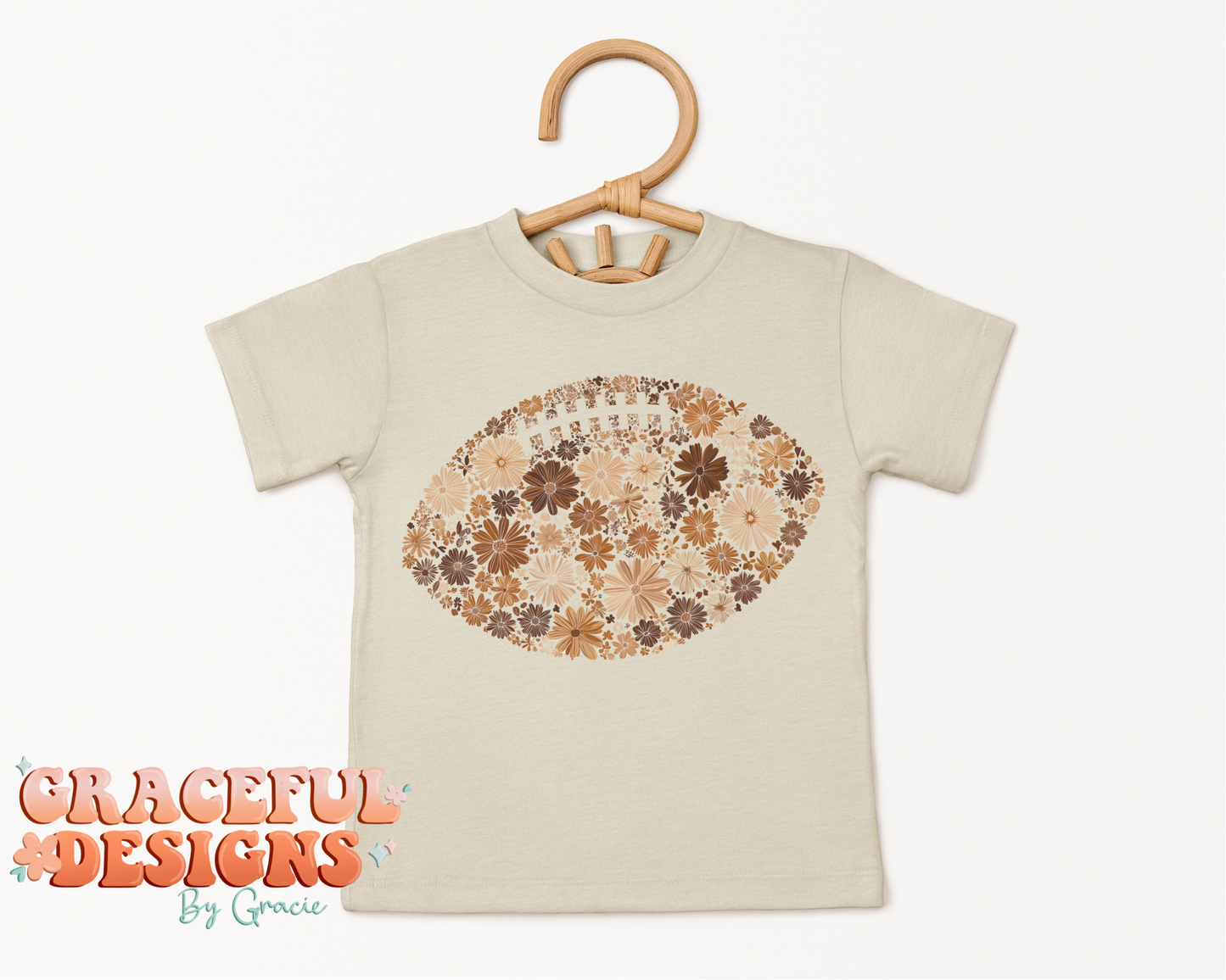 Floral Football Kids Design
