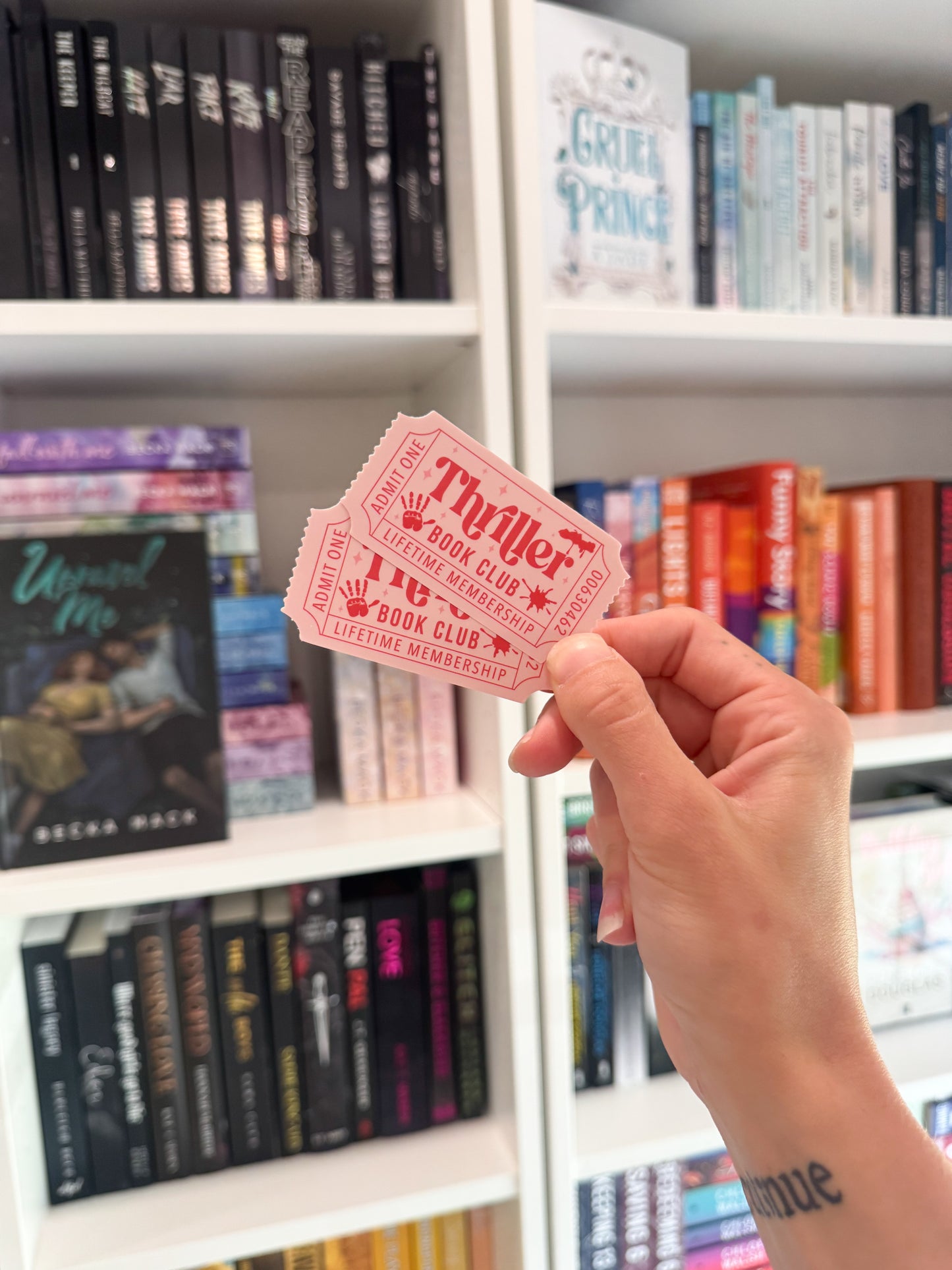 Thriller Book Club Sticker