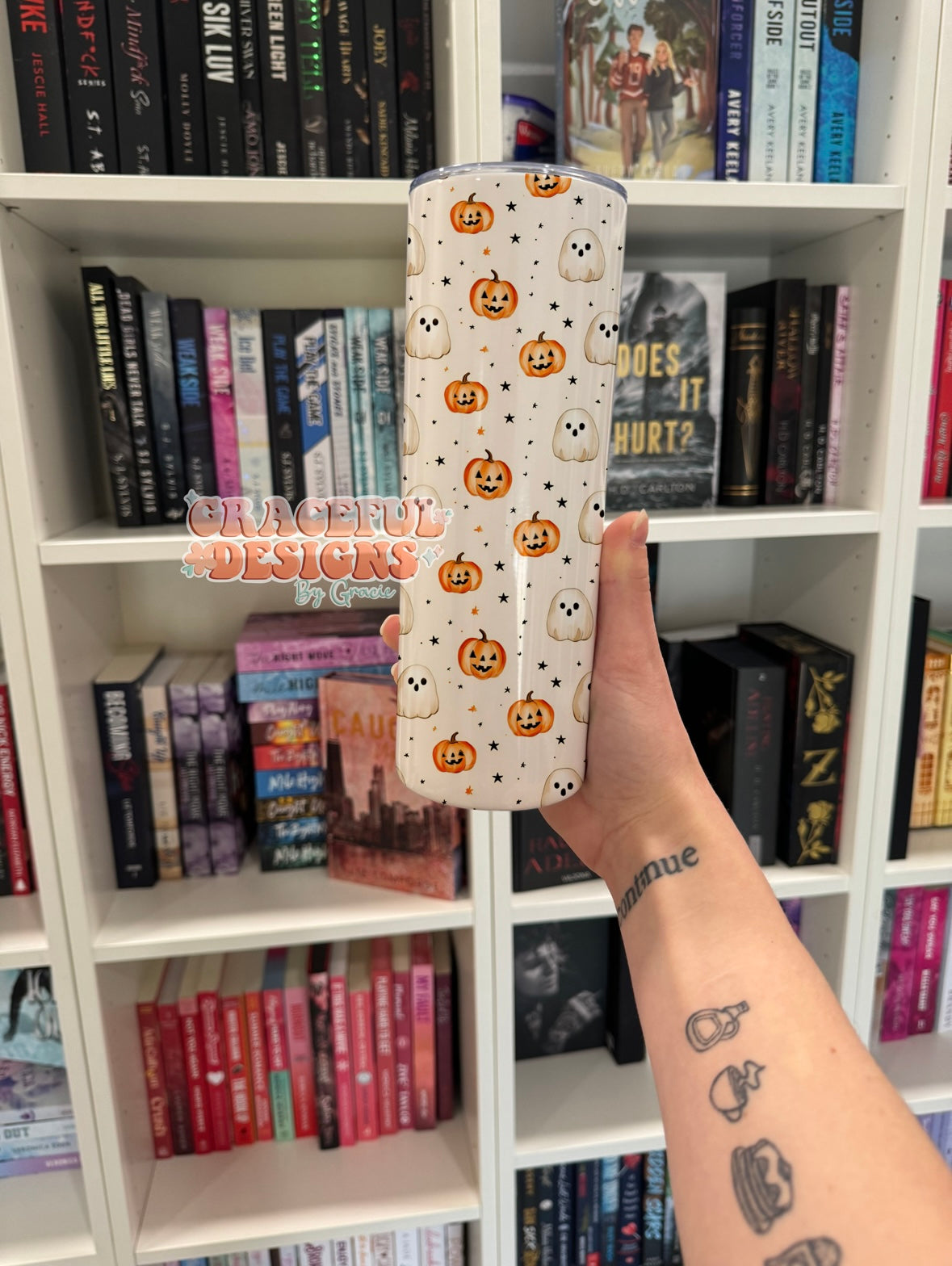 Minimal Halloween Tumbler