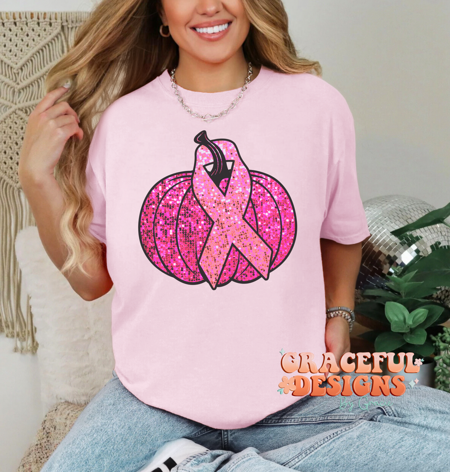 Ribbon Pumpkin Design