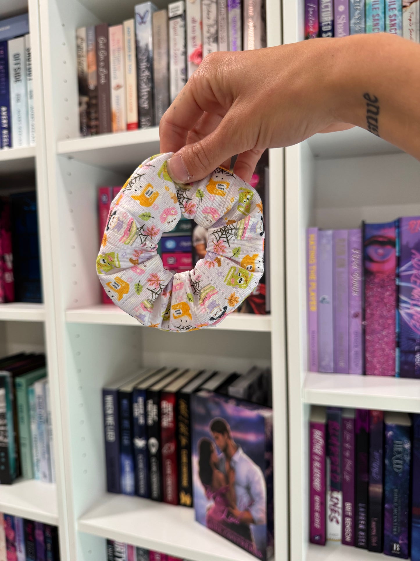 Ghostly Books Fabric