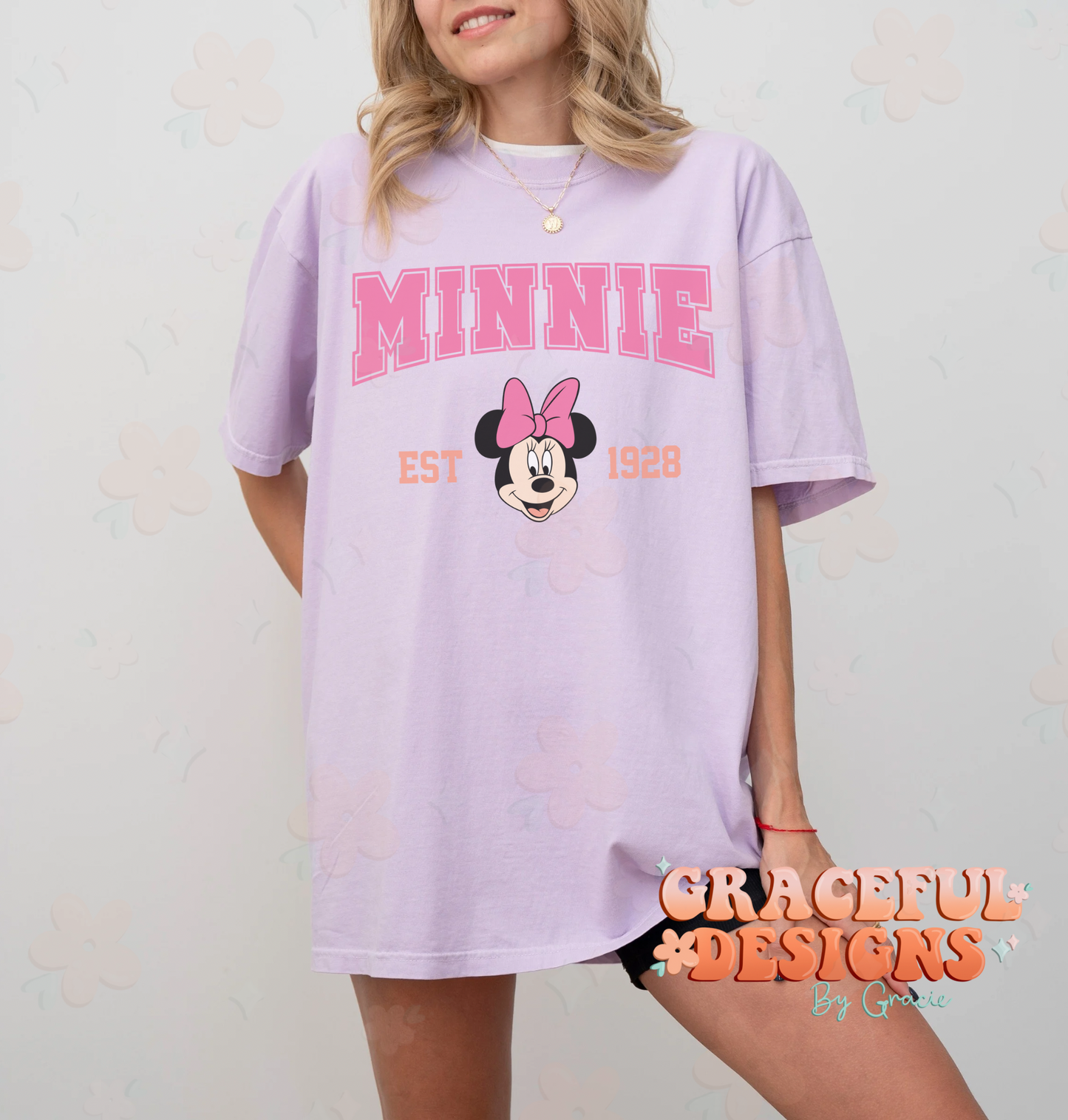 Girl Mouse Varsity Design