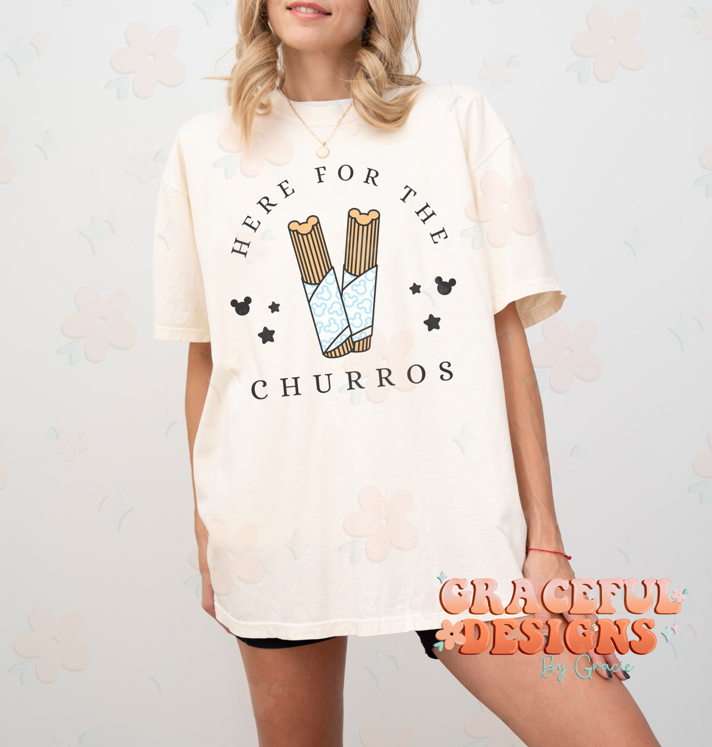 Here For the Churros Design