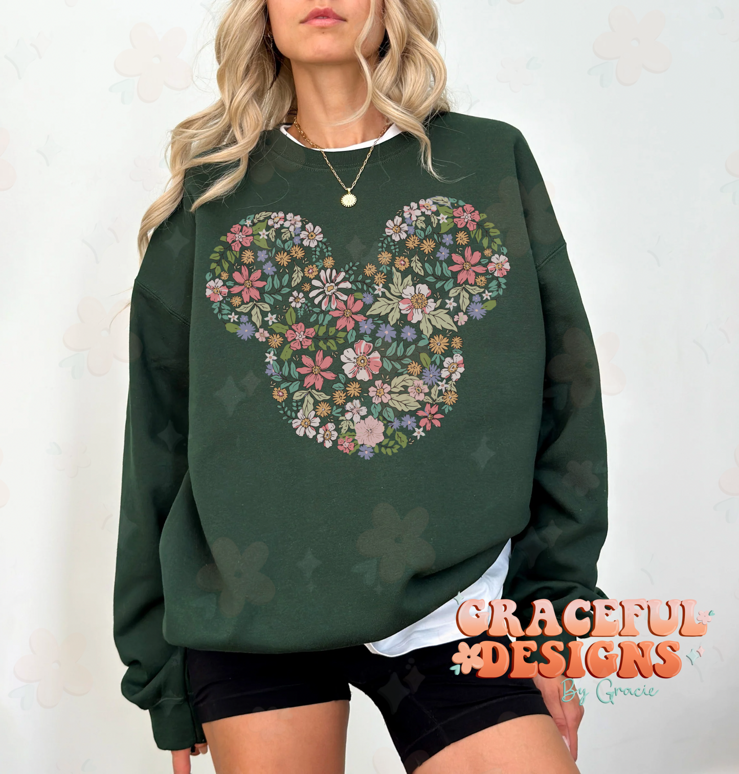 Floral Mouse Design