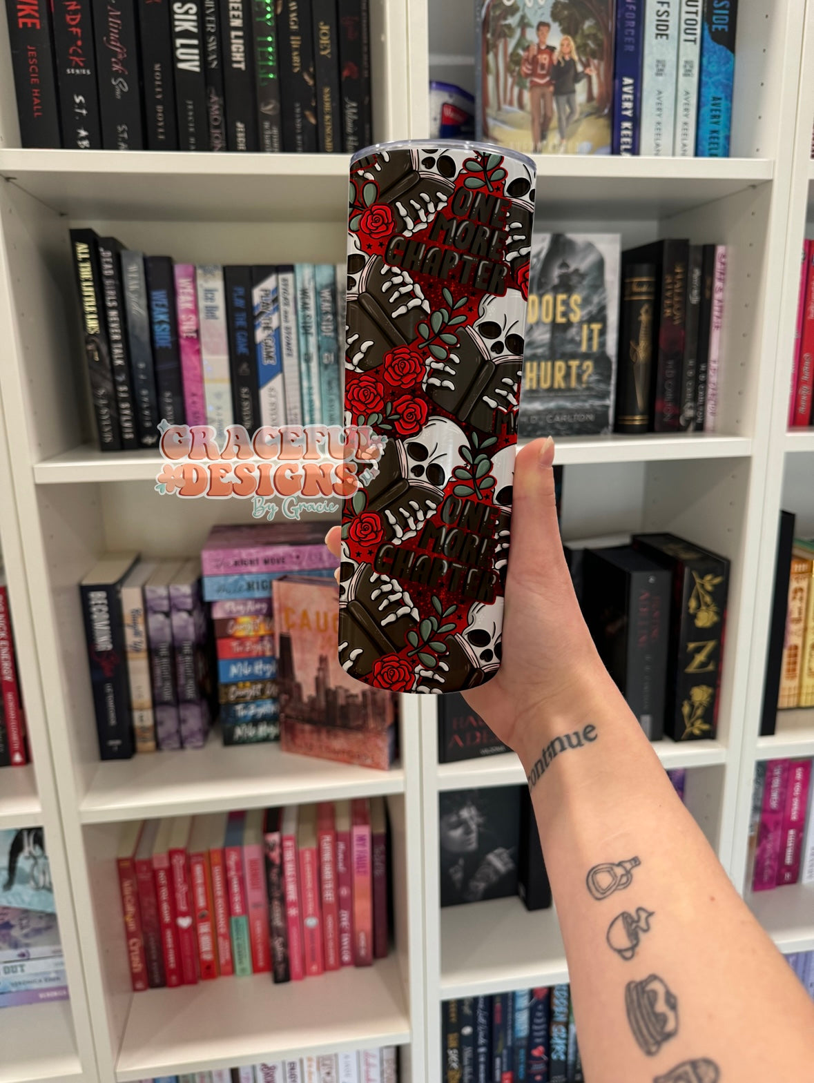 Skully One More Chapter Tumbler