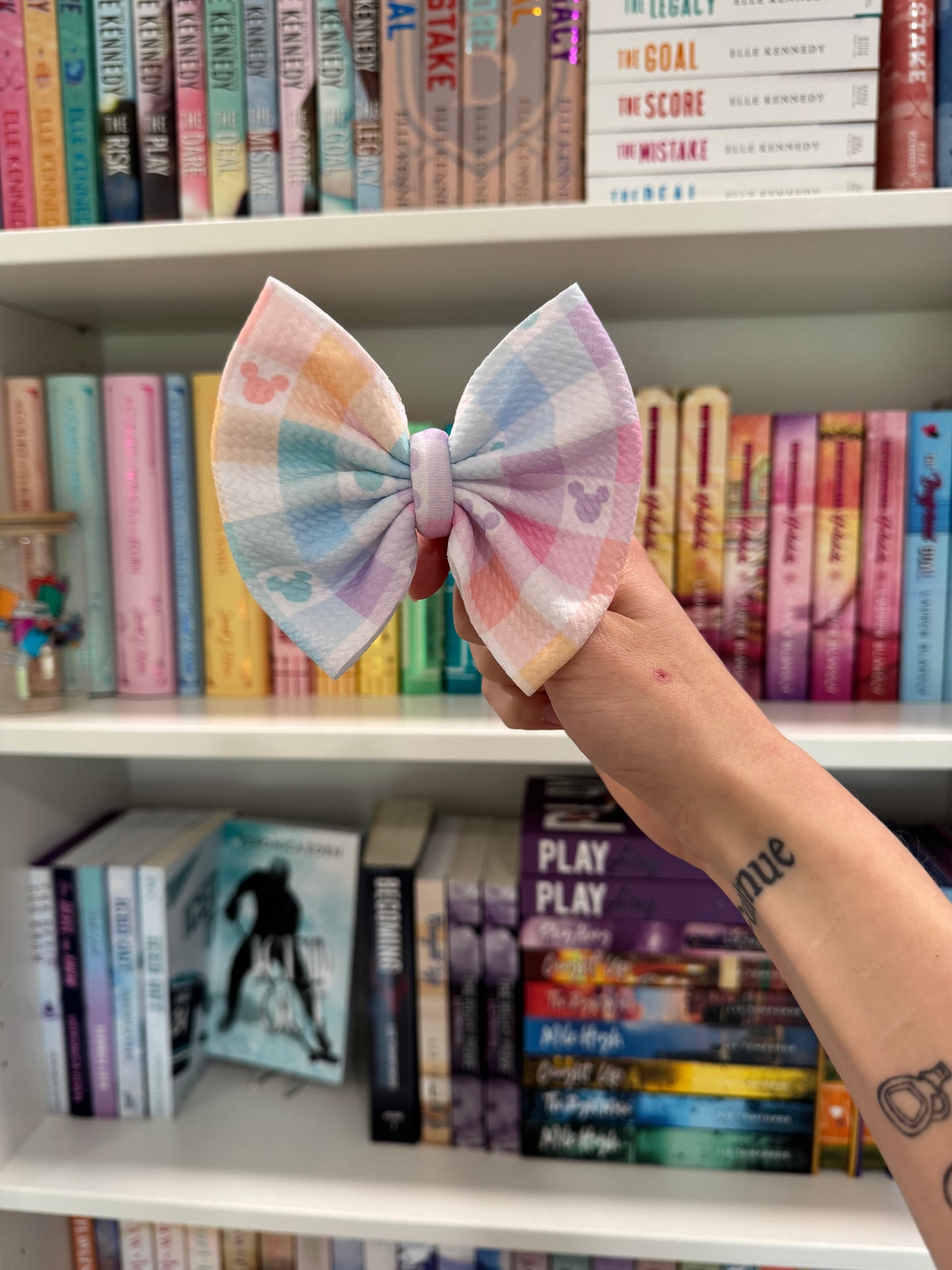 Rainbow Mouse Fabric