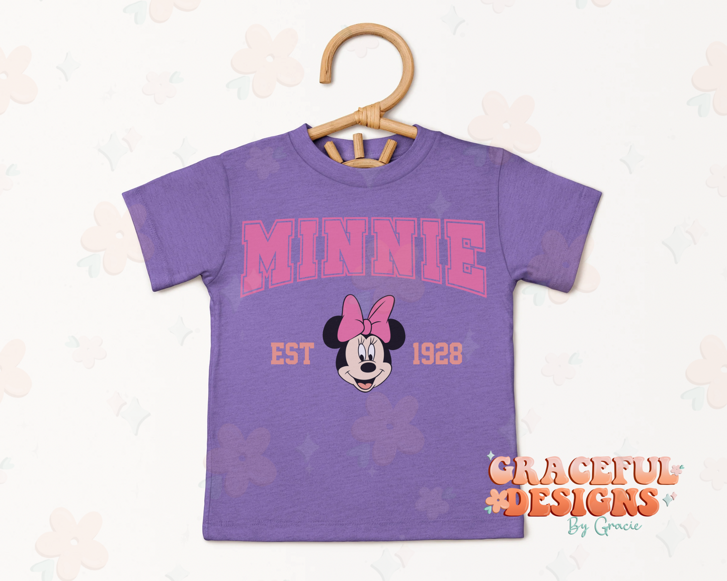 Girl Mouse Varsity Kids Design