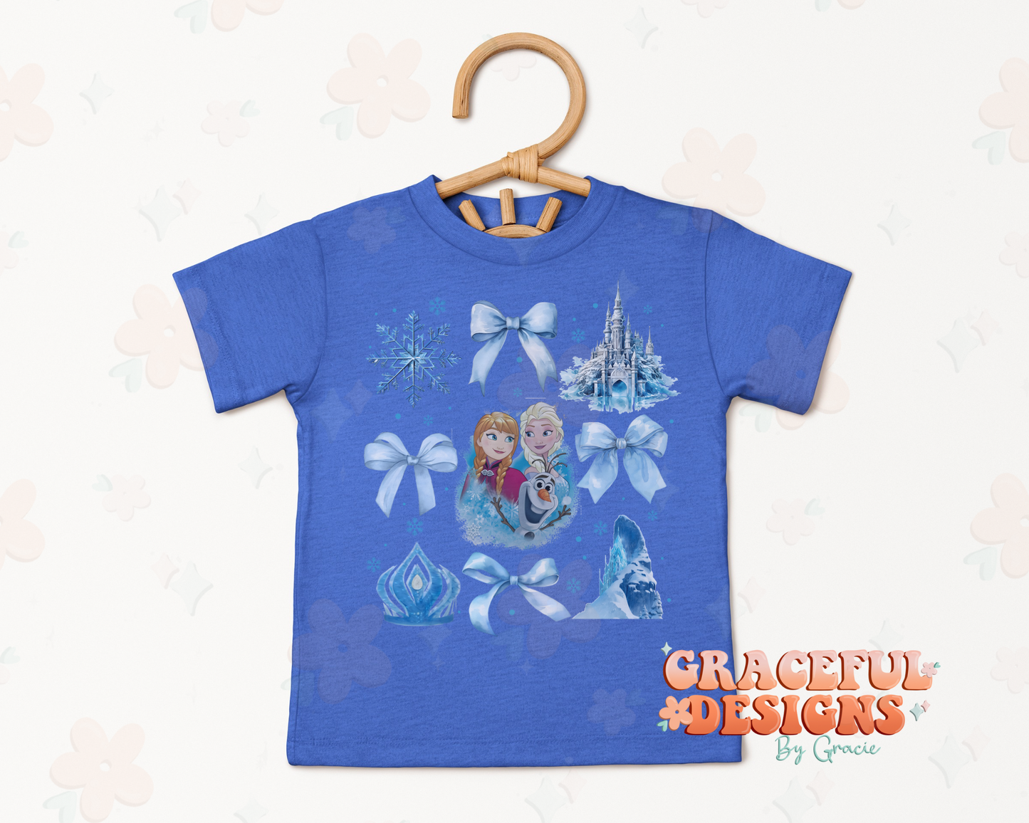 Ice Sisters Bow Kids Design