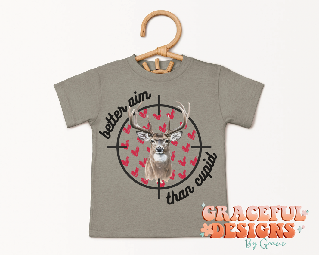 Better Aim than Cupid Kids Design