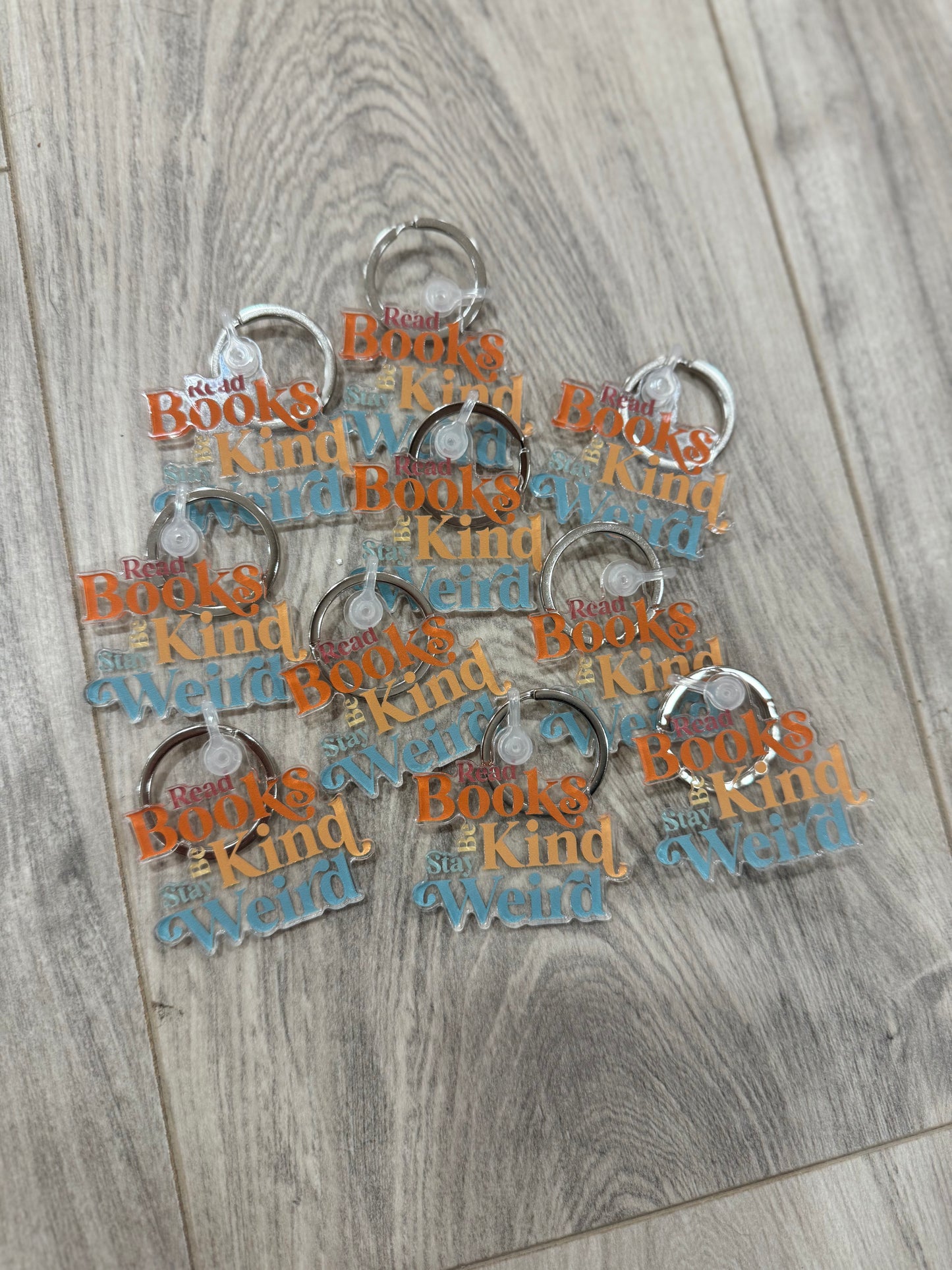 Read Books 2" Keychain