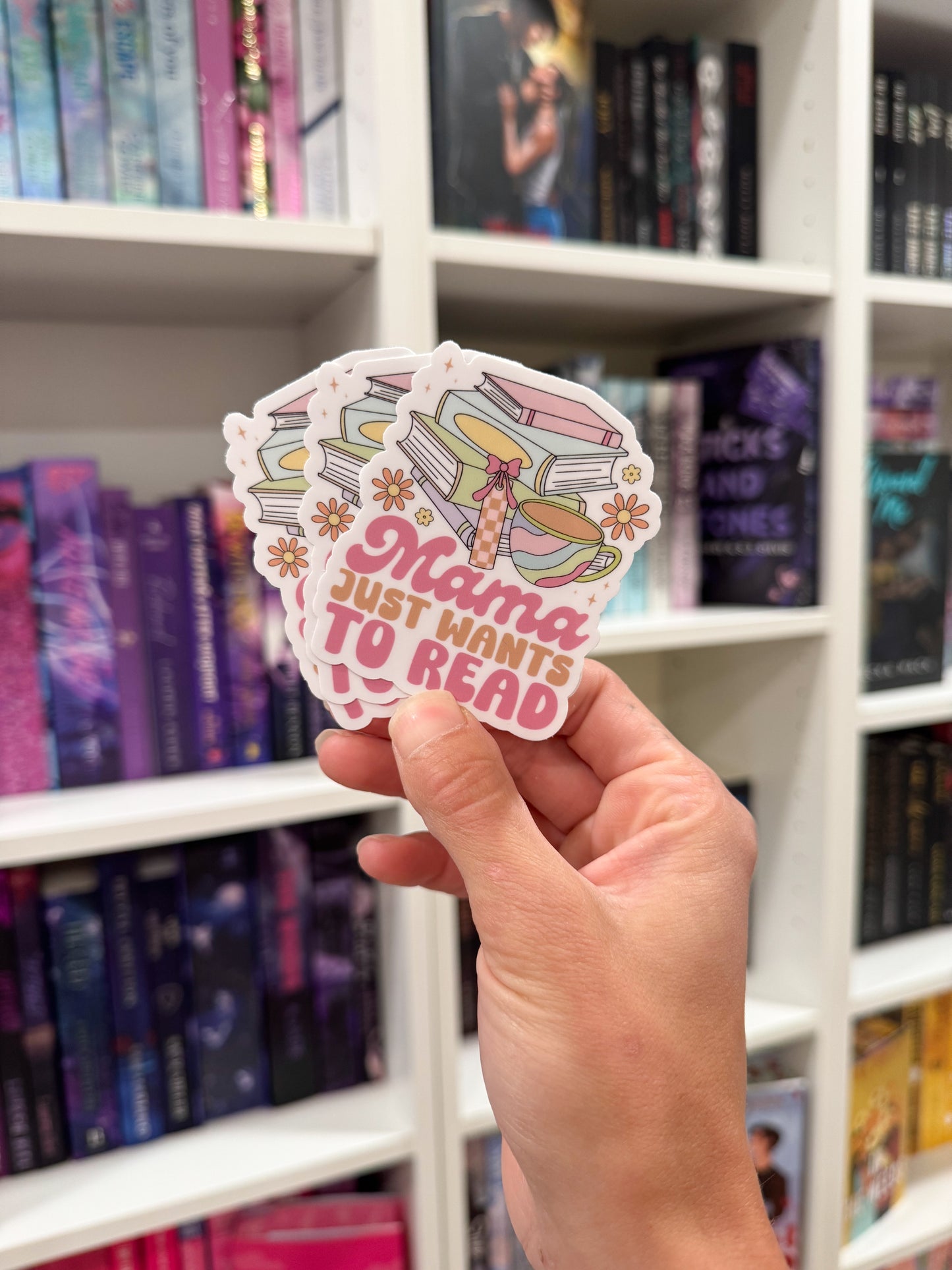 Mama Wants To Read Sticker