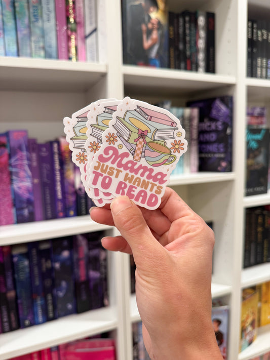 Mama Wants To Read Sticker