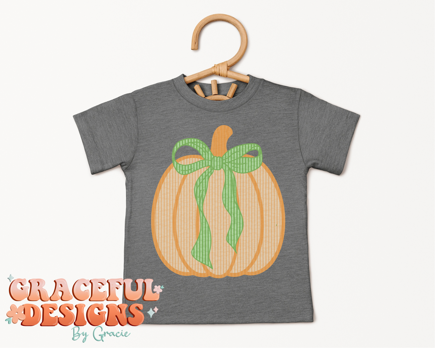 Pumpkin Bow Kids Design