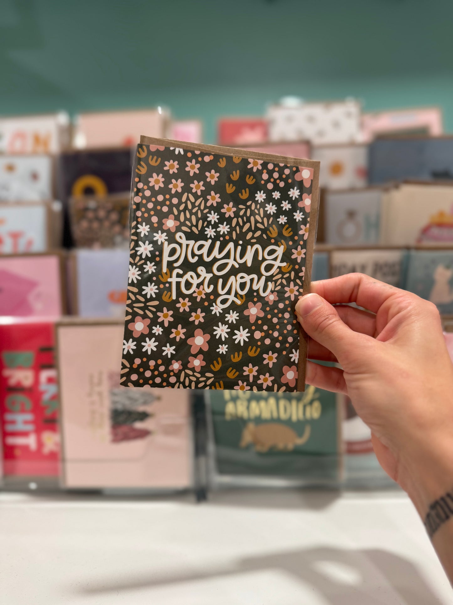 Praying For You Greeting Card