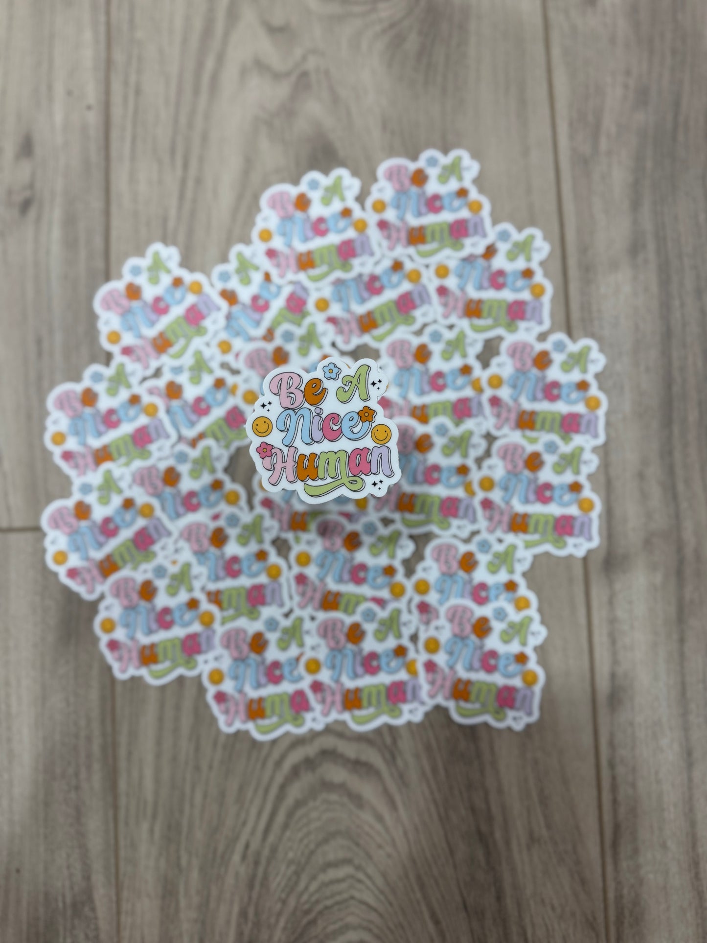 Be a Nice Human Sticker