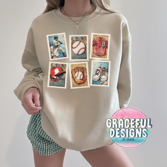 Post Stamp Baseball Design