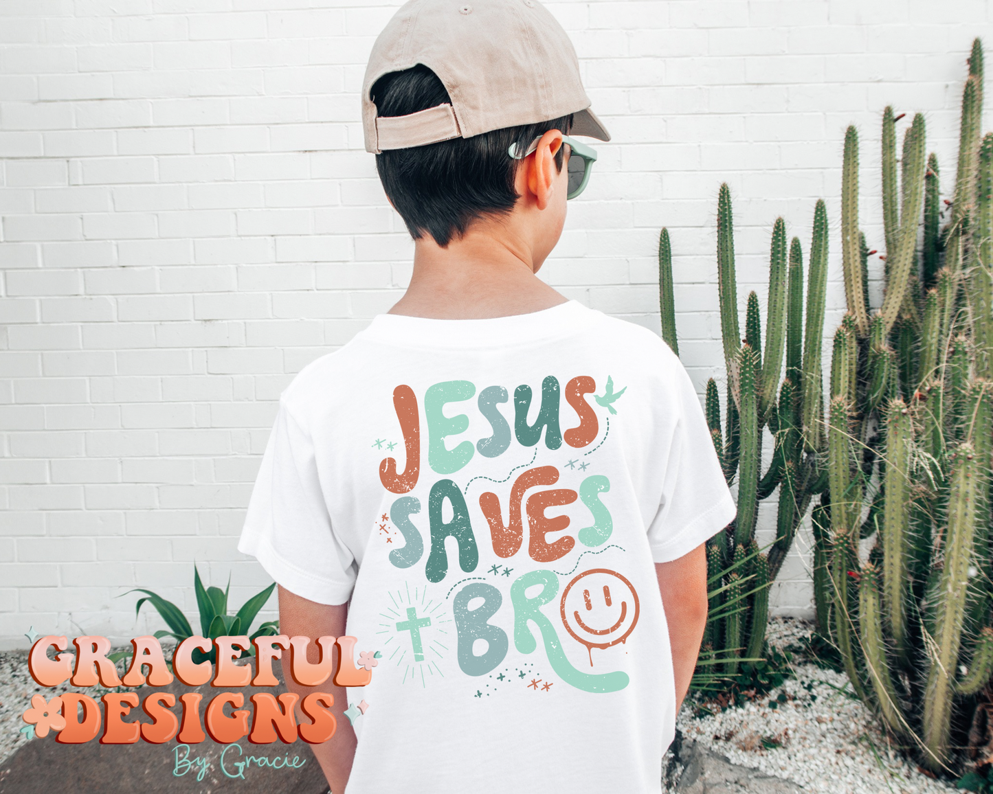 Jesus Saves Bro Kids Design
