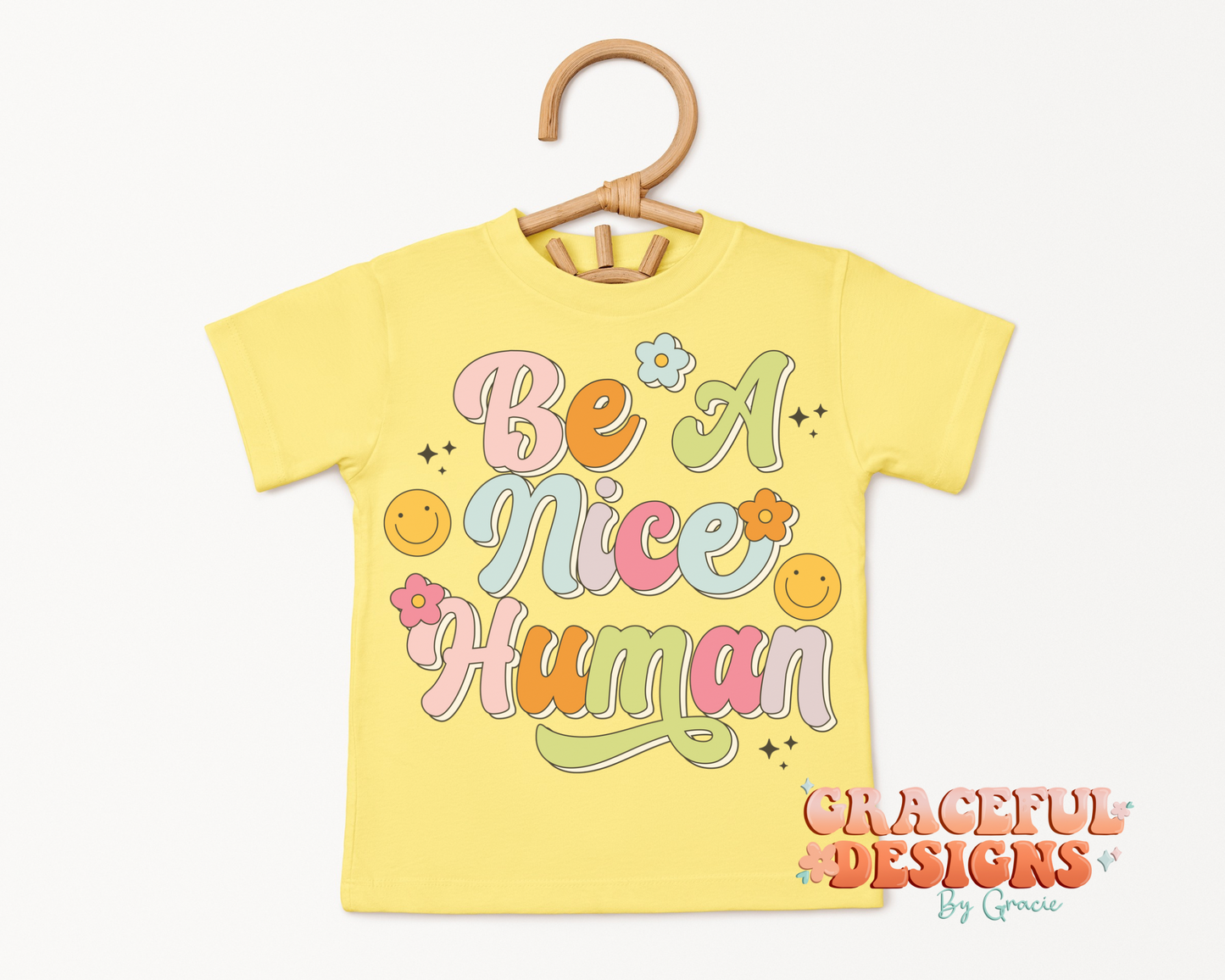 Be a Nice Human Kids Design
