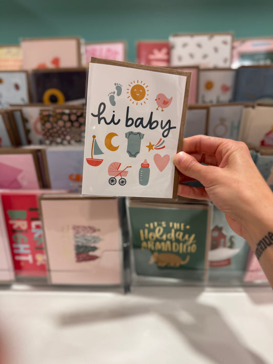Hi Baby Greeting Card
