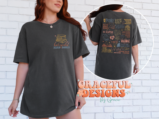 Hot Girls Read Books Design