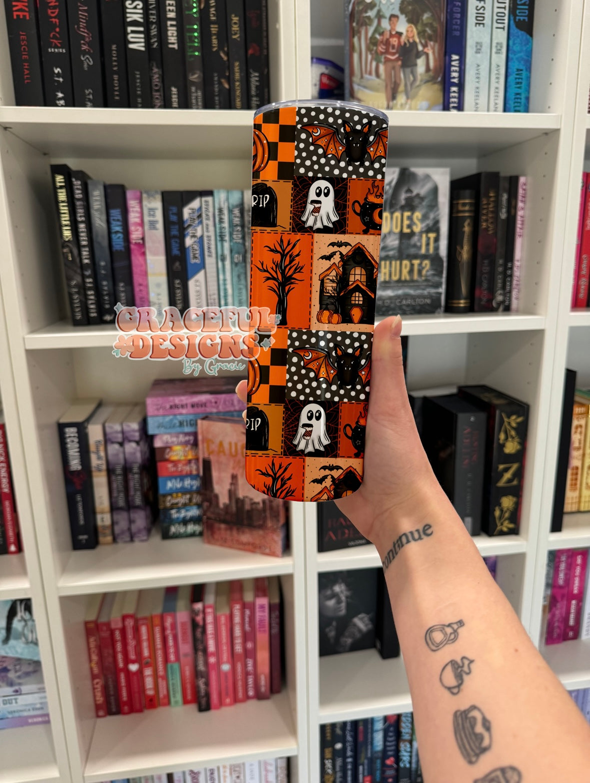 Haunted Patches Tumbler