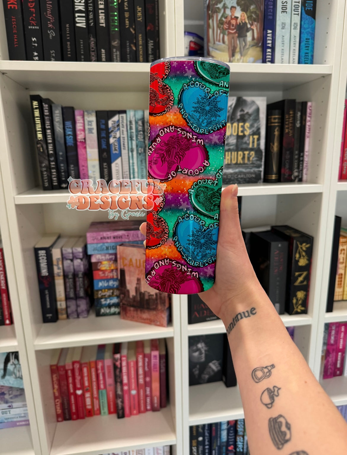 Court Hearts Tumbler