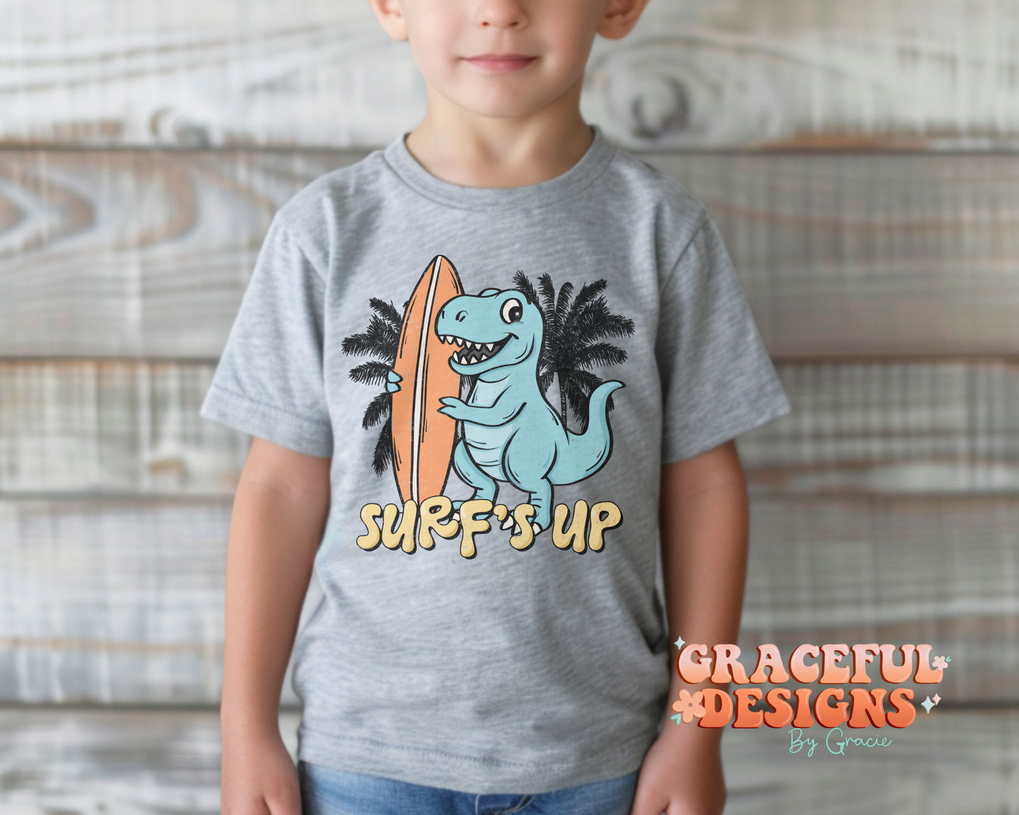Surfs Up Blue Kids Design